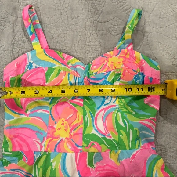 Lily Pulizter bright floral sun dress - Picture 4 of 5